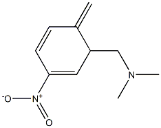 3-Nitro-N,N-dimethyl-6-methylene-2,4-cyclohexadiene-1-methanamine 结构式