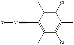 3,5-Dichloro-2,4,6-trimethylbenzonitrileoxide 结构式