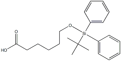 2-[4-[[Diphenyl(tert-butyl)silyl]oxy]butyl]acetic acid 结构式
