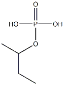 Phosphoric acid dihydrogen 1-methylpropyl ester 结构式