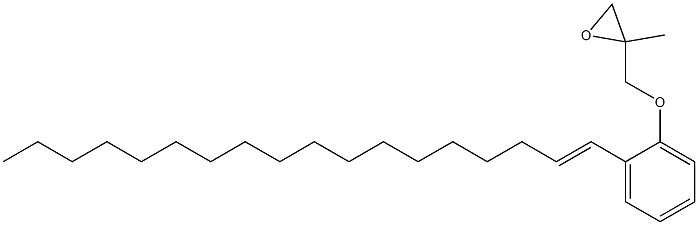 2-(1-Octadecenyl)phenyl 2-methylglycidyl ether 结构式