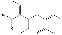 Bis[(E)-2-butenoic acid]1-ethyl-1,2-ethanediyl ester 结构式