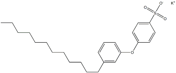 4-(3-Dodecylphenoxy)benzenesulfonic acid potassium salt 结构式