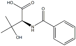 [S,(+)]-N-Benzoyl-3-hydroxy-L-valine 结构式