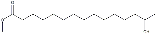 14-Hydroxypentadecanoic acid methyl ester 结构式