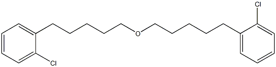 2-Chlorophenylpentyl ether 结构式