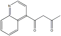 4-Acetoacetylquinoline 结构式