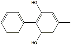 2-Phenyl-5-methylbenzene-1,3-diol 结构式