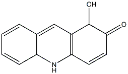 1-Hydroxyacridone 结构式