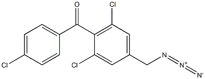 3,5-Dichloro-4-(4-chlorobenzoyl)benzyl azide 结构式