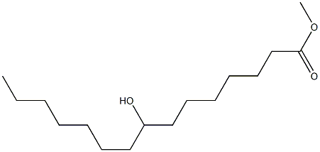 8-Hydroxypentadecanoic acid methyl ester 结构式