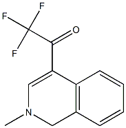 2-Methyl-4-(trifluoroacetyl)-1,2-dihydroisoquinoline 结构式