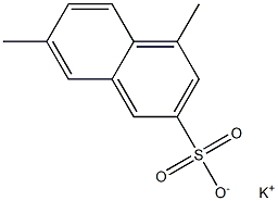 4,7-Dimethyl-2-naphthalenesulfonic acid potassium salt 结构式