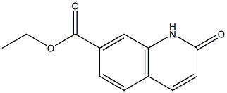 1,2-Dihydro-2-oxoquinoline-7-carboxylic acid ethyl ester 结构式