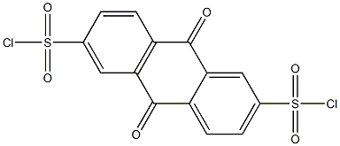 蒽醌-2,6-二磺酰氯 结构式