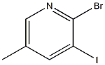 2-Bromo-3-iodo-5-picolin 结构式