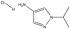 1-Isopropyl-1H-pyrazol-4-ylamine hydrochloride 结构式