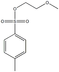 2-Methoxyethyl 4-methylbenzenesulfonate 结构式