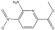 Methyl 6-amino-5-nitro-2-pyridinecarboxylate 结构式