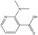 2-(Dimethylamino)nicotinic acid 结构式