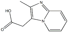 (2-Methyl-imidazo[1,2-a]pyridin-3-yl)-acetic acid 结构式