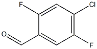 2,5-二氟-4-氯苯甲醛 结构式