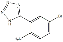 4-Bromo-2-(1H-tetrazol-5-yl)-phenylamine 结构式