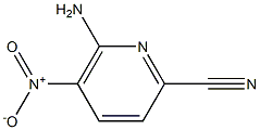 2-氨基-6-氰基-3-硝基吡啶 结构式