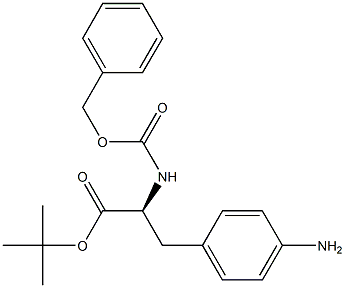 CBZ-L-丙氨酸叔丁酯 结构式