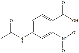 4-Acetylamino-2-nitrobenzoic acid 结构式