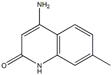 4-Amino-7-methylquinoline-2-one 结构式