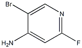 4-Amino-5-bromo-2-fluoropyridine 结构式