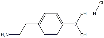 4-aminoethylphenylboronic acid hydrochloride 结构式