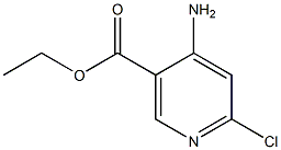 4-Amino-6-chloro-nicotinic acid ethyl ester 结构式