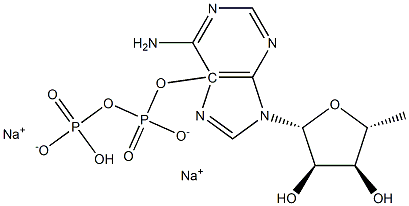 5-腺苷二磷酸二钠盐 结构式