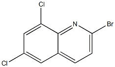2-bromo-6,8-dichloroquinoline 结构式