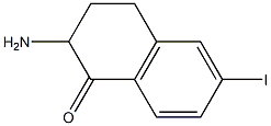 2-amino-6-iodo-3,4-dihydronaphthalen-1(2H)-one 结构式
