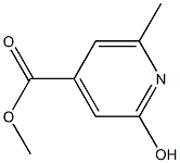 2-羟基-6-甲基异烟酸甲酯 结构式