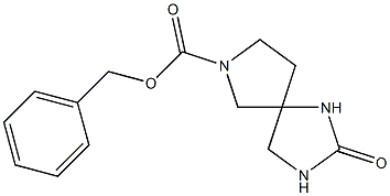 7-N-CBZ-1,3,7-三氮杂螺[4,4]壬烷-2-酮 结构式