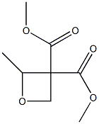 3,3-双甲氧羰基甲基氧杂环丁烷 结构式
