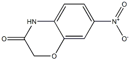 7-硝基-2H-1 4-苯并恶嗪-3(4H)-酮 结构式