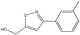 [3-(3-methylphenyl)isoxazol-5-yl]methanol 结构式