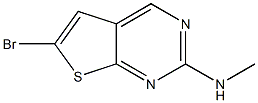 6-bromo-N-methylthieno[2,3-d]pyrimidin-2-amine 结构式