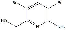 (6-amino-3,5-dibromopyridin-2-yl)methanol 结构式