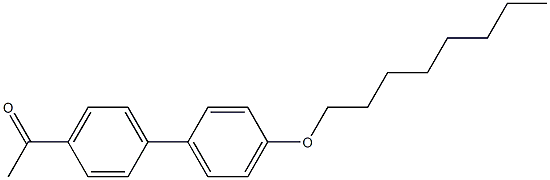 1-(4'-(octyloxy)biphenyl-4-yl)ethanone 结构式