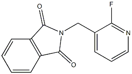 2-((2-fluoropyridin-3-yl)methyl)isoindoline-1,3-dione 结构式