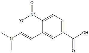 3-(2-(dimethylamino)vinyl)-4-nitrobenzoic acid 结构式