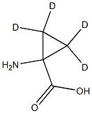 1-Aminocyclopropane-2,2,3,3-d4-carboxylic Acid 结构式