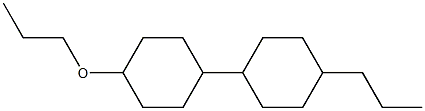 1-N-PROPOXY-4-(4-N-PROPYLCYCLOHEXYL)CYCLOHEXANE 结构式