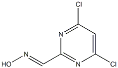 4,6-dichloropyriMidine-2-carbaldehyde oxiMe 结构式